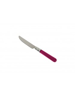 Pembe Renk 6'LI Platin Tatlı Bıçağı Seti